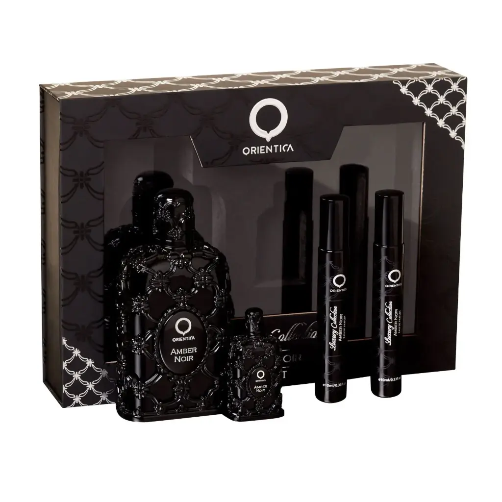 ORIENTICA AMBER NOIR 2.7 OZ EDP 4 PIECE GIFT SET