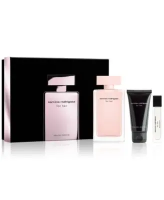 Narciso Rodriguez For Her 3.4 oz EDP 3 piece