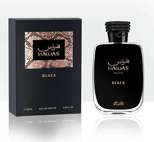 HAWAS BLACK 3.4 OZ EDP MEN