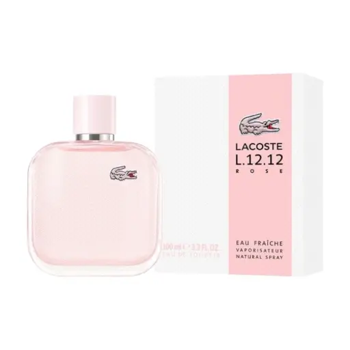 [LAC1212R34SW] LACOSTE 12.12 ROSE 3.3 OZ EDP FOR WOMEN