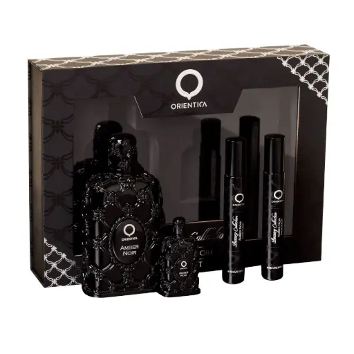 [ORIGSAN4P] ORIENTICA AMBER NOIR 2.7 OZ EDP 4 PIECE GIFT SET