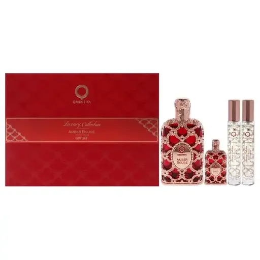 [ORIAMRGS4P] ORIENTICA AMBER ROUGE 2.7 OZ EDP 4 PIECE GIFT SET