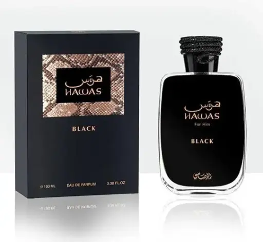 [HAWB34SM] HAWAS BLACK 3.4 OZ EDP MEN